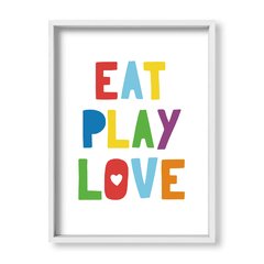 Cuadro Eat play love - tienda online