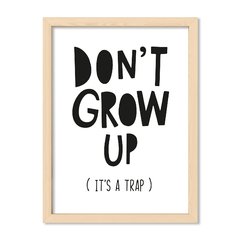 Cuadro Dont grow up
