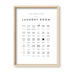 Cuadro Laundry Room Guide - El Nido - Tienda de Objetos