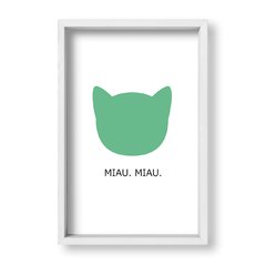 Cuadro Gato Miau Miau - tienda online