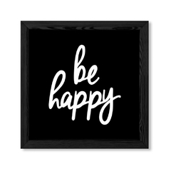 Cuadro Be Happy in Black en internet