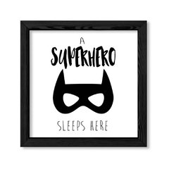 Cuadro A superhero sleeps here en internet