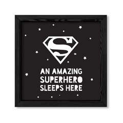 Cuadro Superman sleeps here en internet