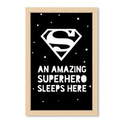 Cuadro Superman sleeps here