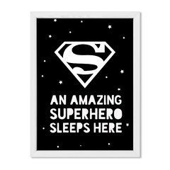 Cuadro Superman sleeps here - comprar online