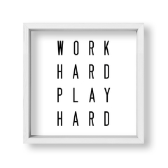 Cuadro Work Hard Play Hard - tienda online