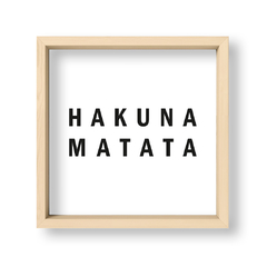 Cuadro Minimal Hakuna Matata - El Nido - Tienda de Objetos