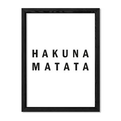 Cuadro Minimal Hakuna Matata en internet