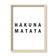 Cuadro Minimal Hakuna Matata - El Nido - Tienda de Objetos