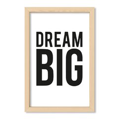 Cuadro Dream big black