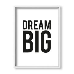 Cuadro Dream big black - tienda online