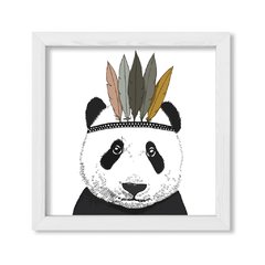 Cuadro Indian Panda - comprar online