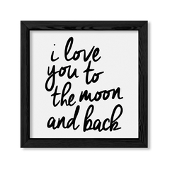 Cuadro I love you to the moon and back en internet