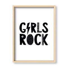 Cuadro Girls Rock now - El Nido - Tienda de Objetos