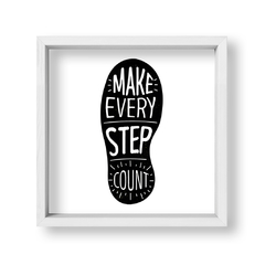 Cuadro Make every step count - tienda online