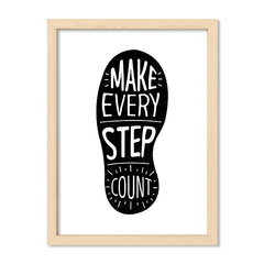 Cuadro Make every step count