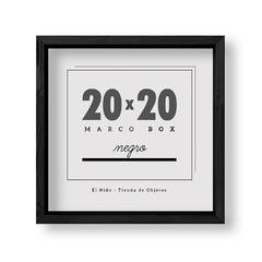 20x20 Box Negro