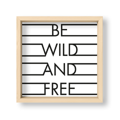 Cuadro Be wild and free - El Nido - Tienda de Objetos