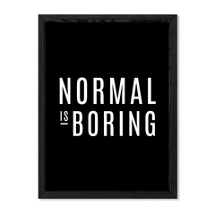 Cuadro Normal is Boring en internet