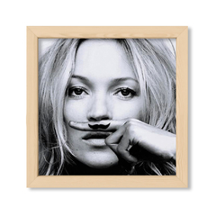 Cuadro Kate Moss mustache