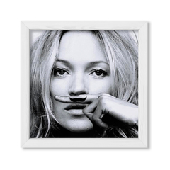 Cuadro Kate Moss mustache - comprar online