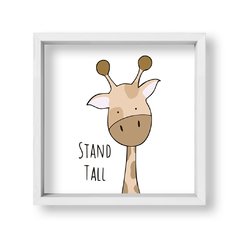 Cuadro Stand Tall Giraffe - tienda online