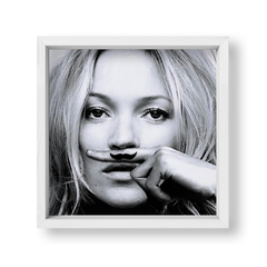 Cuadro Kate Moss mustache - tienda online