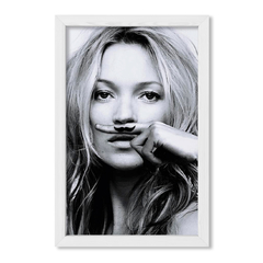 Cuadro Kate Moss mustache - comprar online