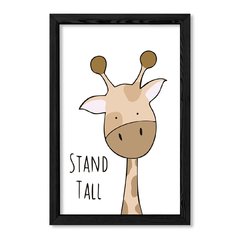 Cuadro Stand Tall Giraffe en internet