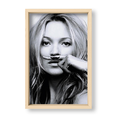Cuadro Kate Moss mustache - El Nido - Tienda de Objetos
