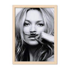 Cuadro Kate Moss mustache