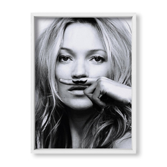 Cuadro Kate Moss mustache - tienda online