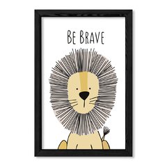 Cuadro Be brave lion en internet