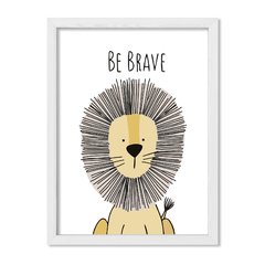 Cuadro Be brave lion - comprar online