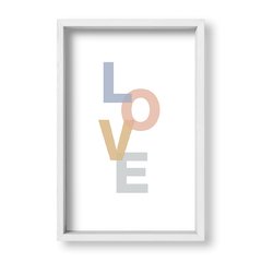 Cuadro Love Pastel - tienda online