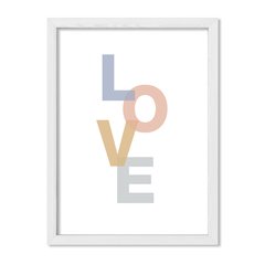Cuadro Love Pastel - comprar online