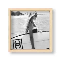 Cuadro Surf Girl - El Nido - Tienda de Objetos