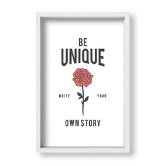 Cuadro Be unique write your own story - tienda online