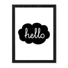 Cuadro Hello Cloud en internet