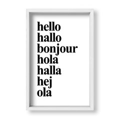 Cuadro Idiomas del Hello - tienda online