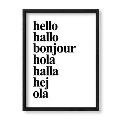 Imagen de Cuadro Idiomas del Hello