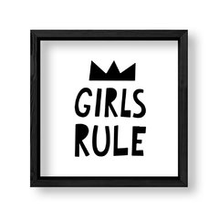 Imagen de Cuadro Girls rule in black