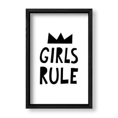 Imagen de Cuadro Girls rule in black