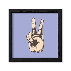 Cuadro Peace fingers en internet