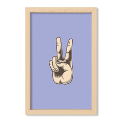 Cuadro Peace fingers