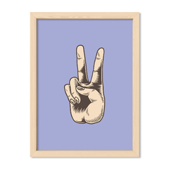 Cuadro Peace fingers