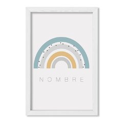 Cuadro Nombre con arcoiris - comprar online