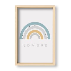 Cuadro Nombre con arcoiris - El Nido - Tienda de Objetos