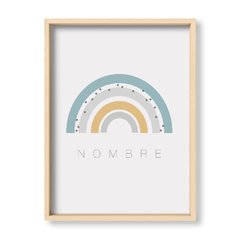 Cuadro Nombre con arcoiris - El Nido - Tienda de Objetos