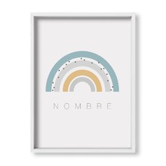 Cuadro Nombre con arcoiris - tienda online